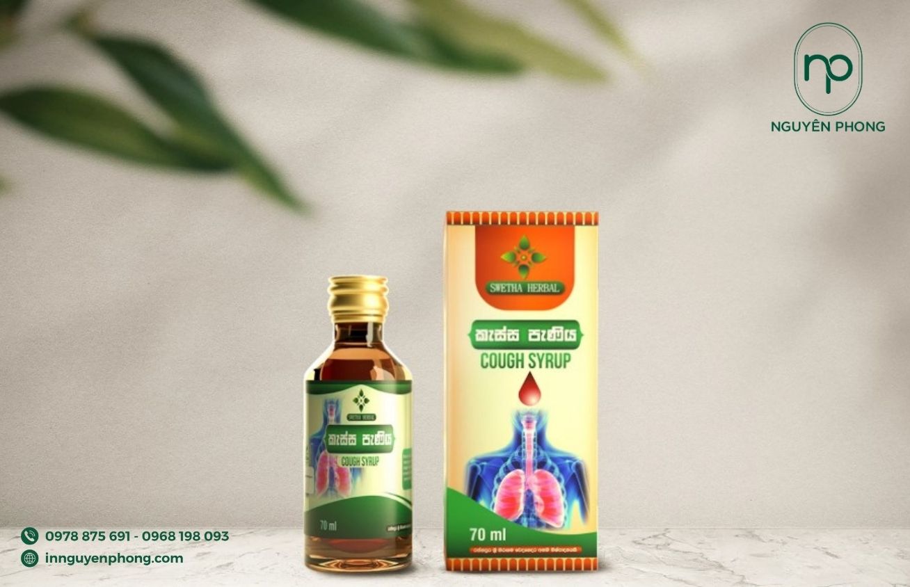 Mẫu hộp đựng siro chuyên nghiệp